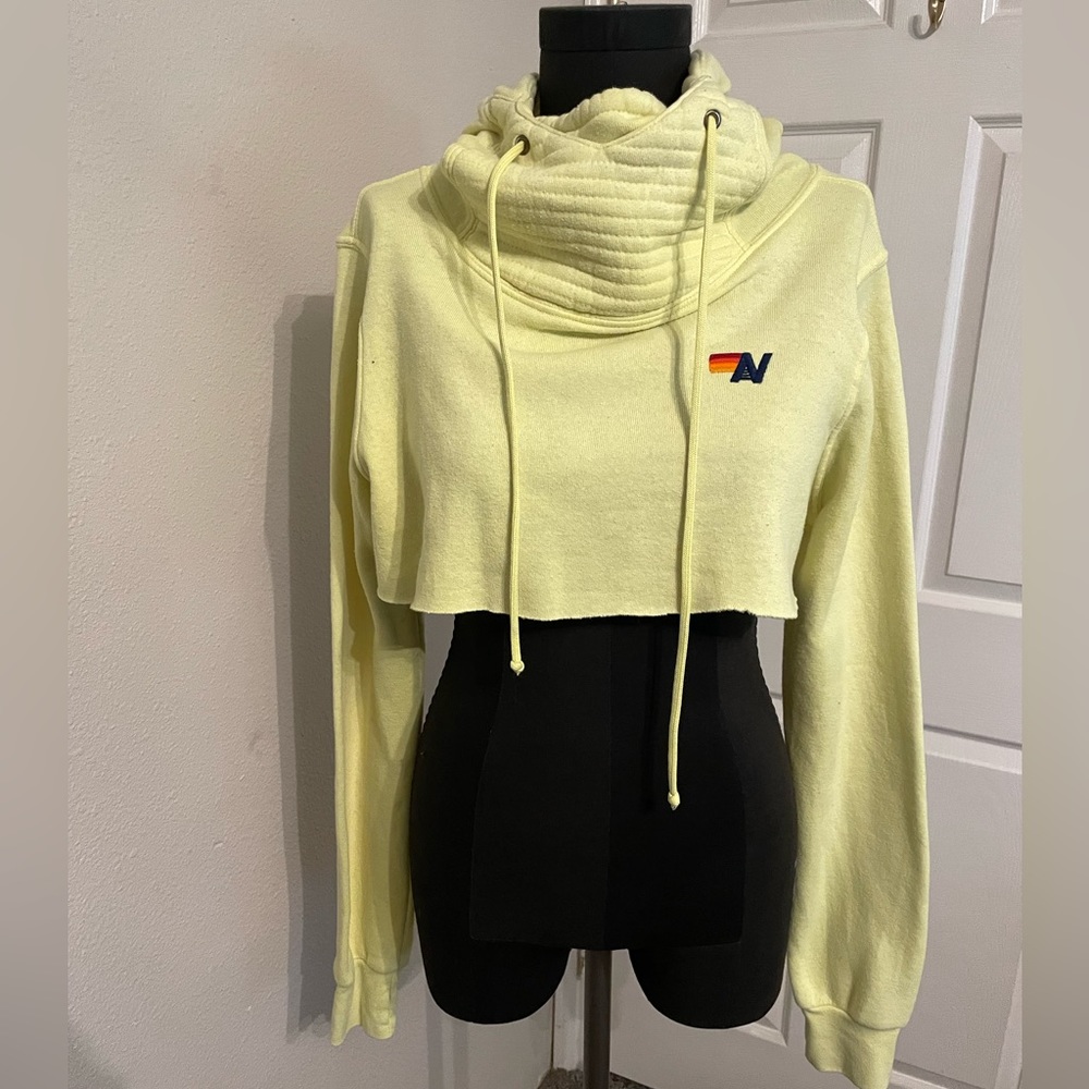 Aviator Nation Crop Sweater